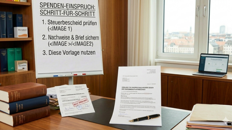 Vorlage: Einspruch gegen den Einkommensteuerbescheid