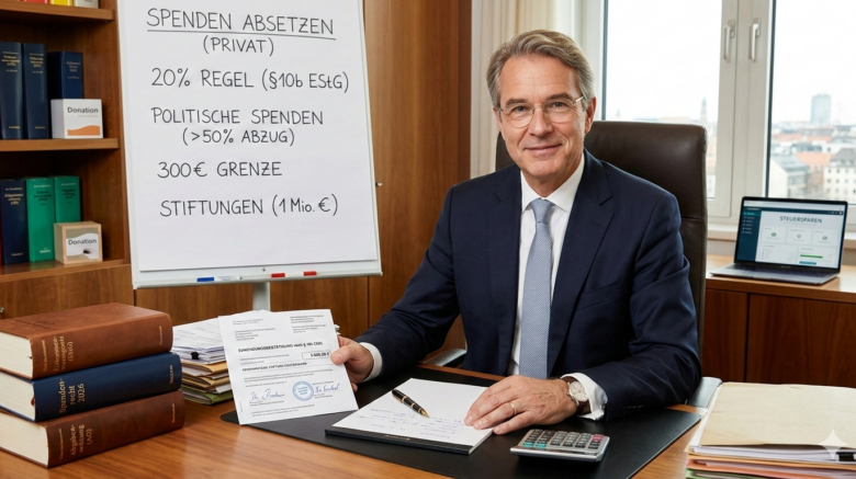 Spenden von der Steuer absetzen Privat
