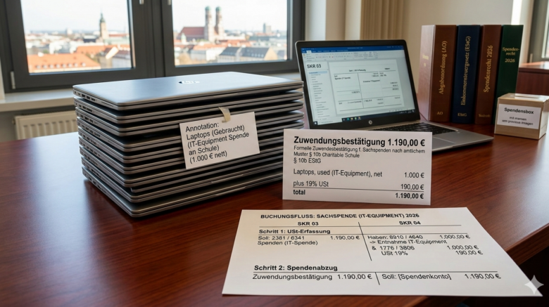 Spenden Steuerlich ABsetzen Unternehmen